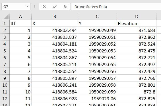 Sample-Drone-data