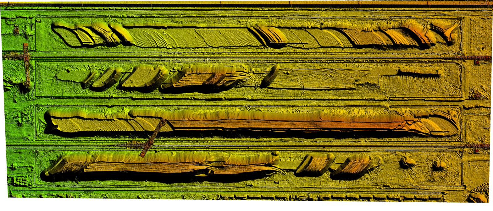 Digital Elevation Model (DEM) generated from drone photogrammetry survey — AerialPhotoIndia Pune