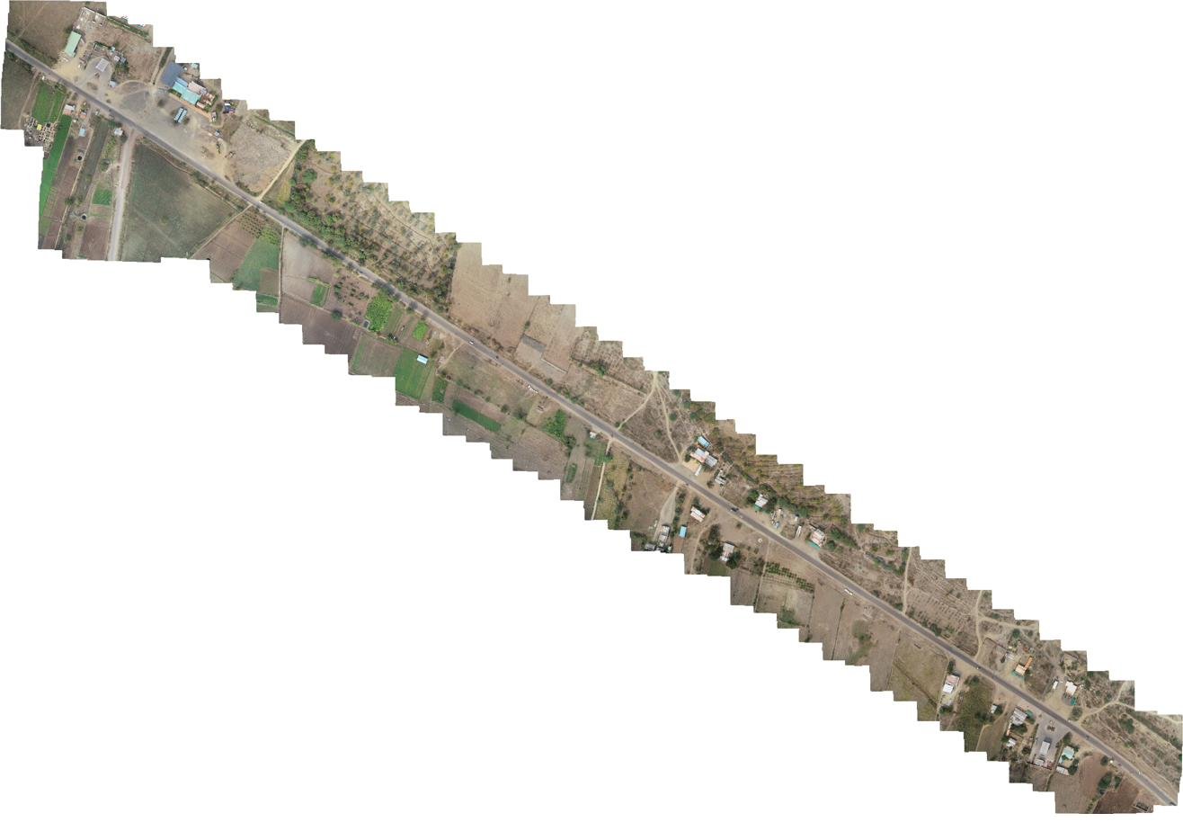 9cm resolution orthomosaic map produced by drone mapping survey — AerialPhotoIndia