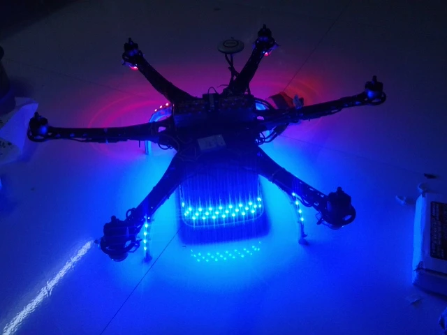 Flower shower drone used for wedding petal drop and engagement ring delivery in Pune