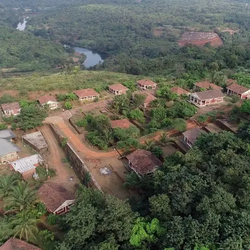 Drone real estate photography of a residential property in Pune — AerialPhotoIndia